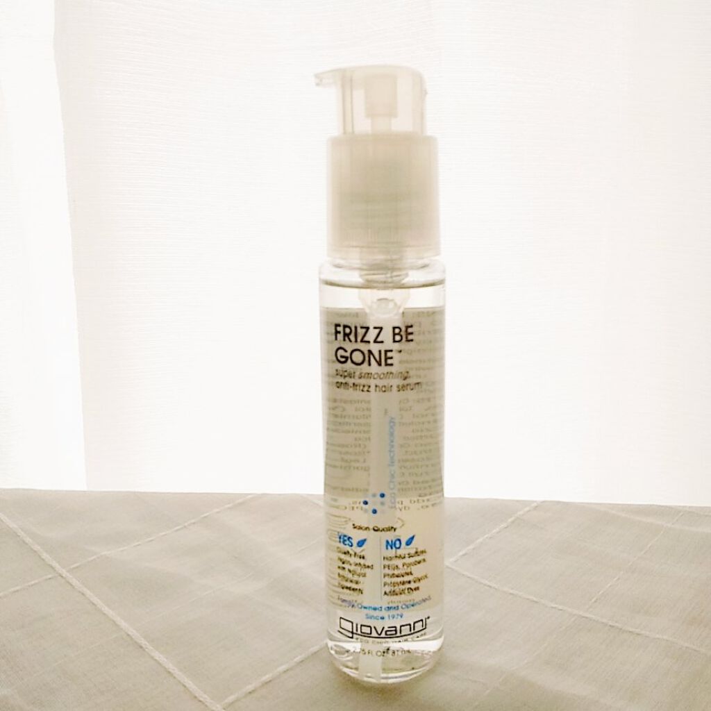 フリッズビーゴーン スムージング ヘアセラム/giovanni/ヘアオイルを使ったクチコミ(4枚目)