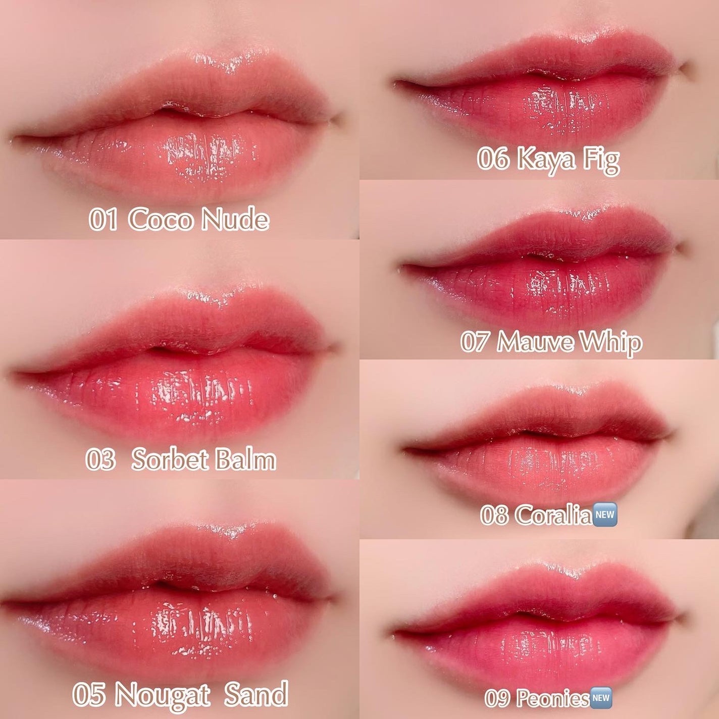 グラスティングメルティングバーム/rom&nd/リップバームを使ったクチコミ(4枚目)