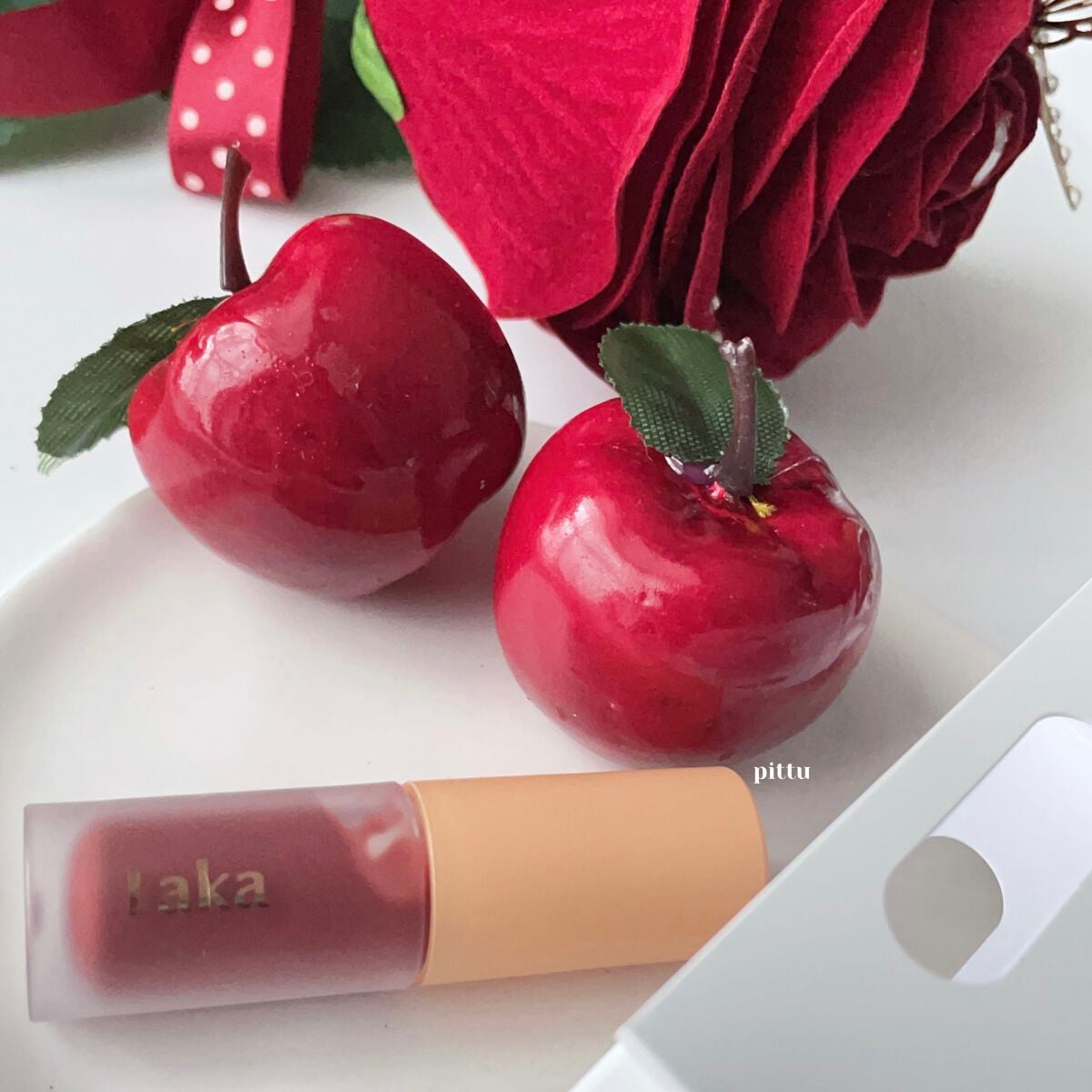 フルーティーグラムティント/Laka/リップティントを使ったクチコミ(6枚目)