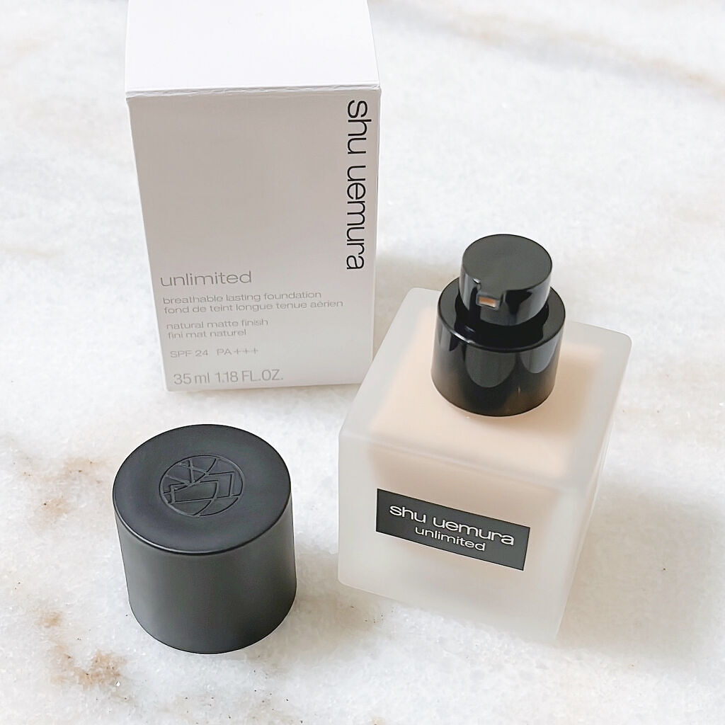 （旧）アンリミテッド ラスティング フルイド/shu uemura/リキッドファンデーションを使ったクチコミ（2枚目）