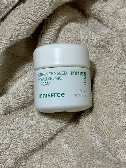 グリーンティーシード ヒアルロン クリーム/innisfree/フェイスクリームを使ったクチコミ(2枚目)