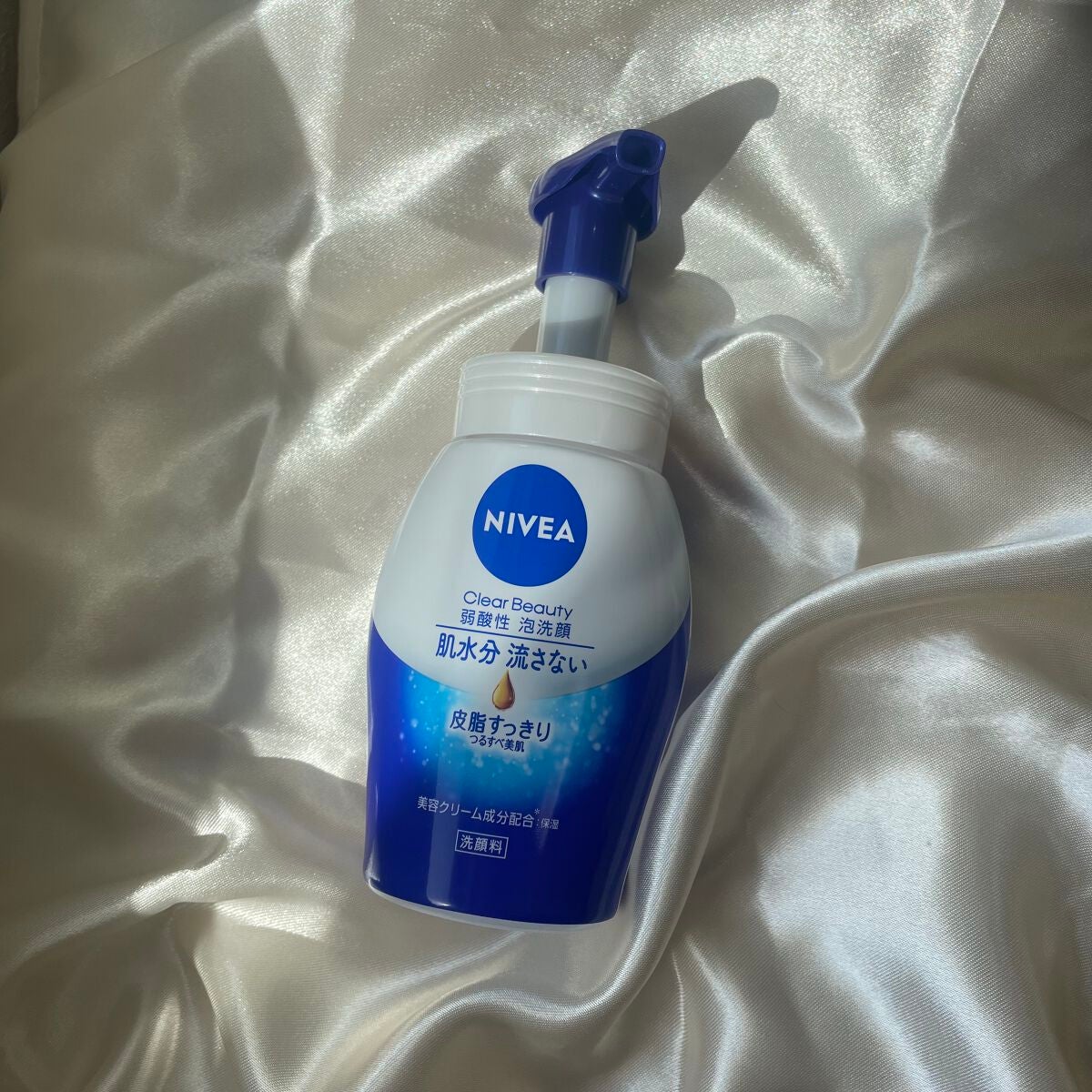 ニベア クリアビューティー弱酸性泡洗顔 皮脂すっきり/ニベア/泡洗顔を使ったクチコミ(1枚目)