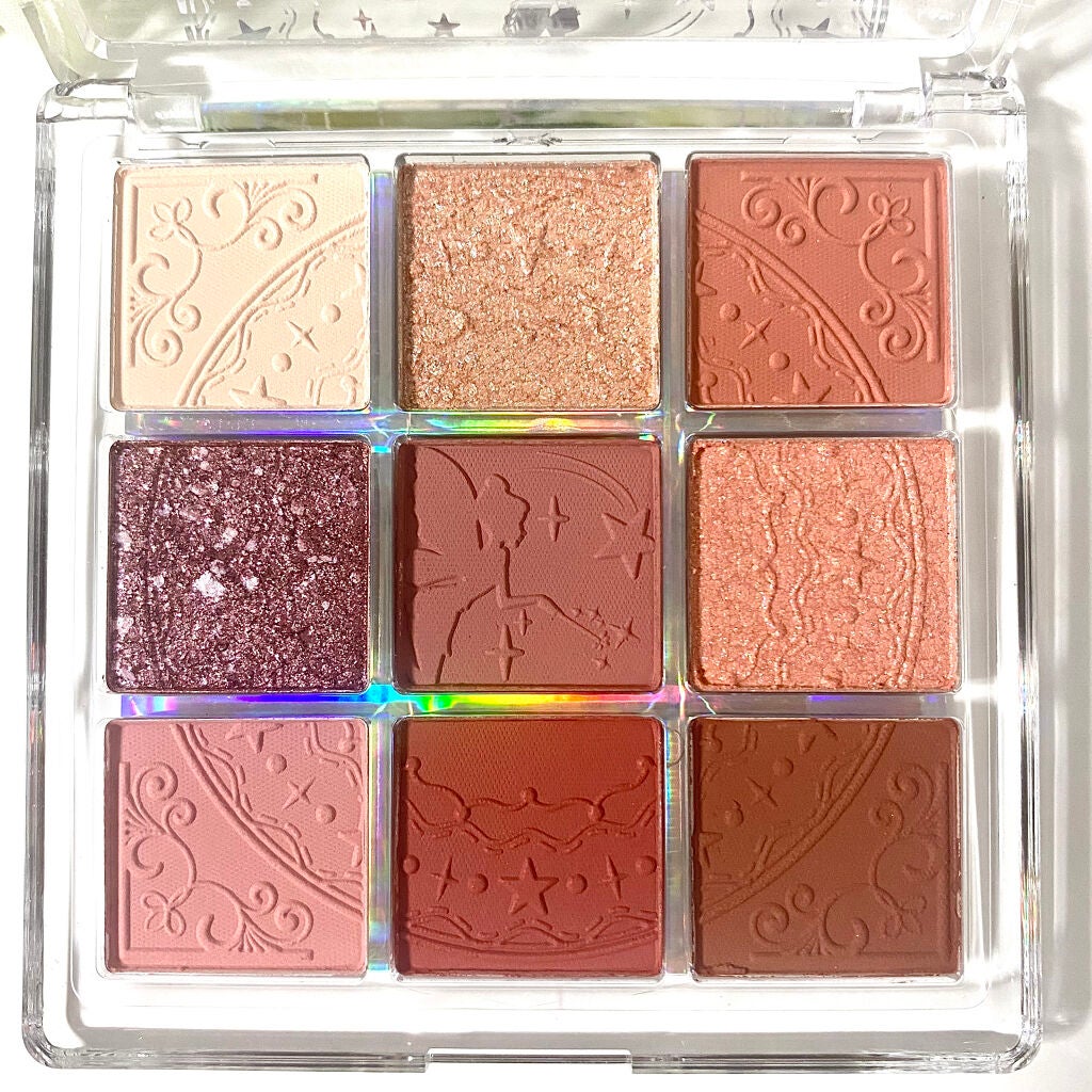 クォーツ 9色アイシャドウパレット(ドリームランドアイシャドウ)/ZEESEA/アイシャドウパレットを使ったクチコミ(4枚目)