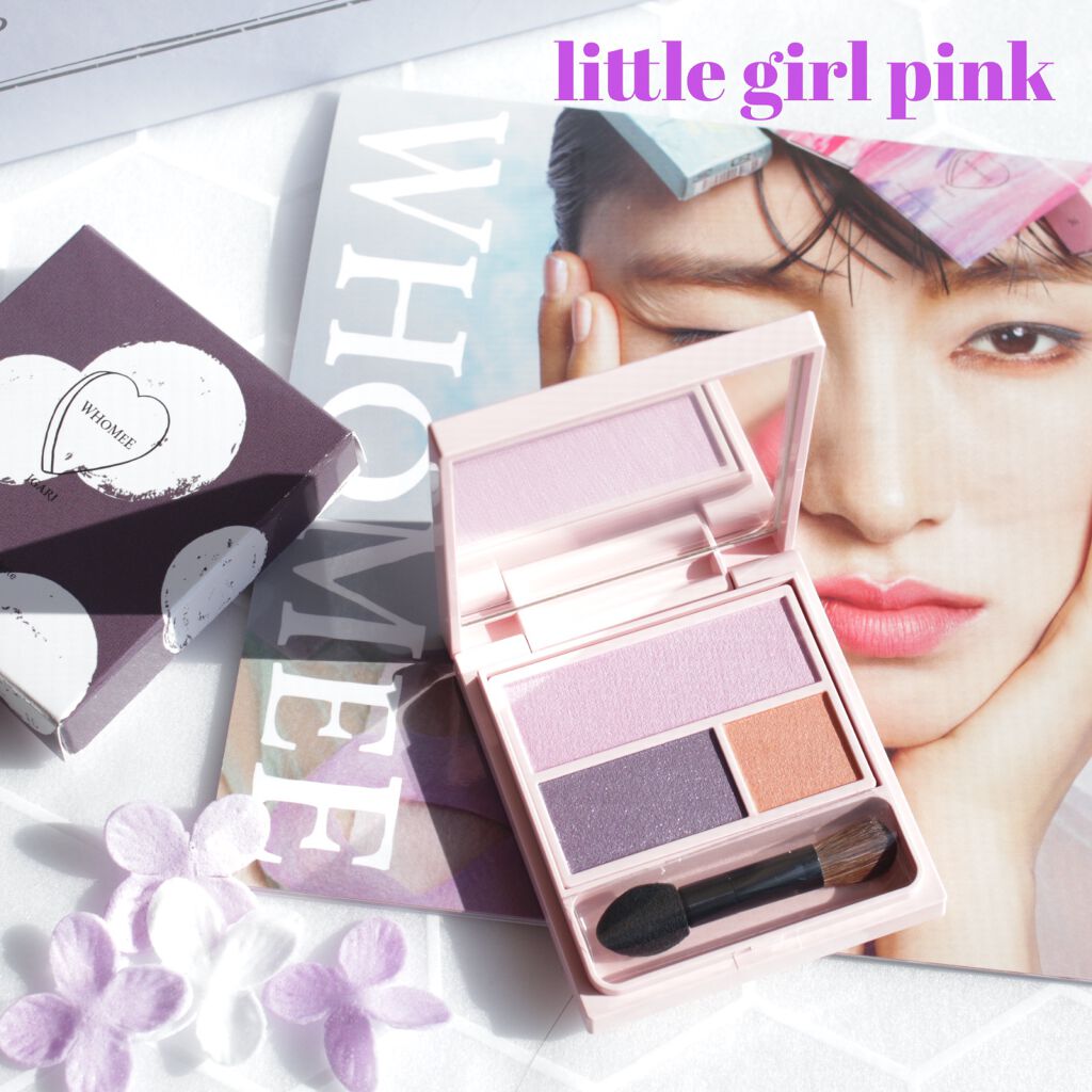 フーミー アイシャドウパレット little girl pink/WHOMEE/アイシャドウパレットを使ったクチコミ（1枚目）
