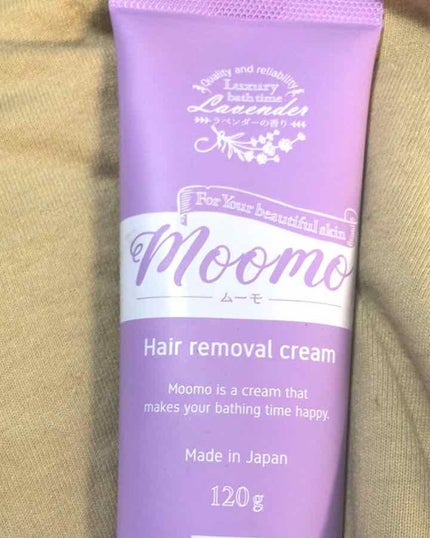 脱毛クリーム MOOMO/自然化粧品研究所/除毛クリームを使ったクチコミ(1枚目)