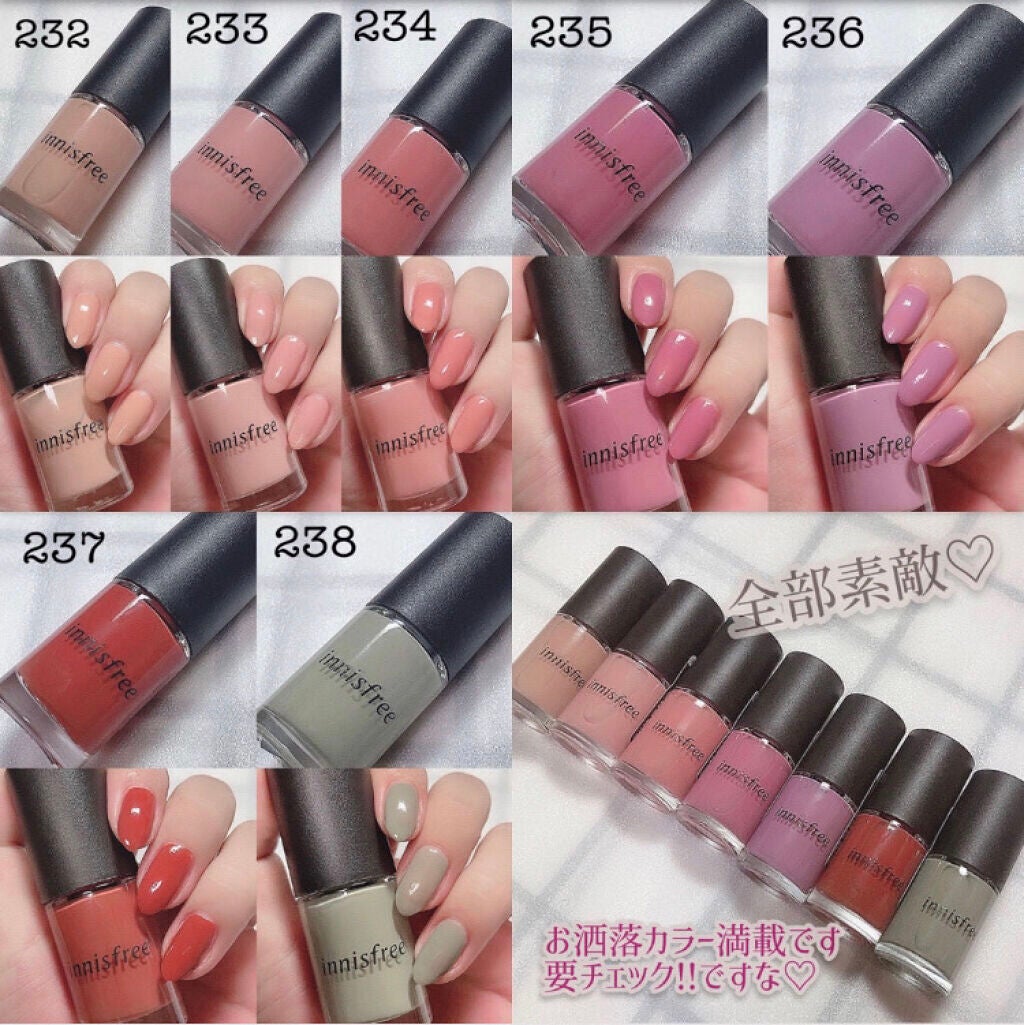 リアルカラーネイル/innisfree/マニキュアを使ったクチコミ(6枚目)