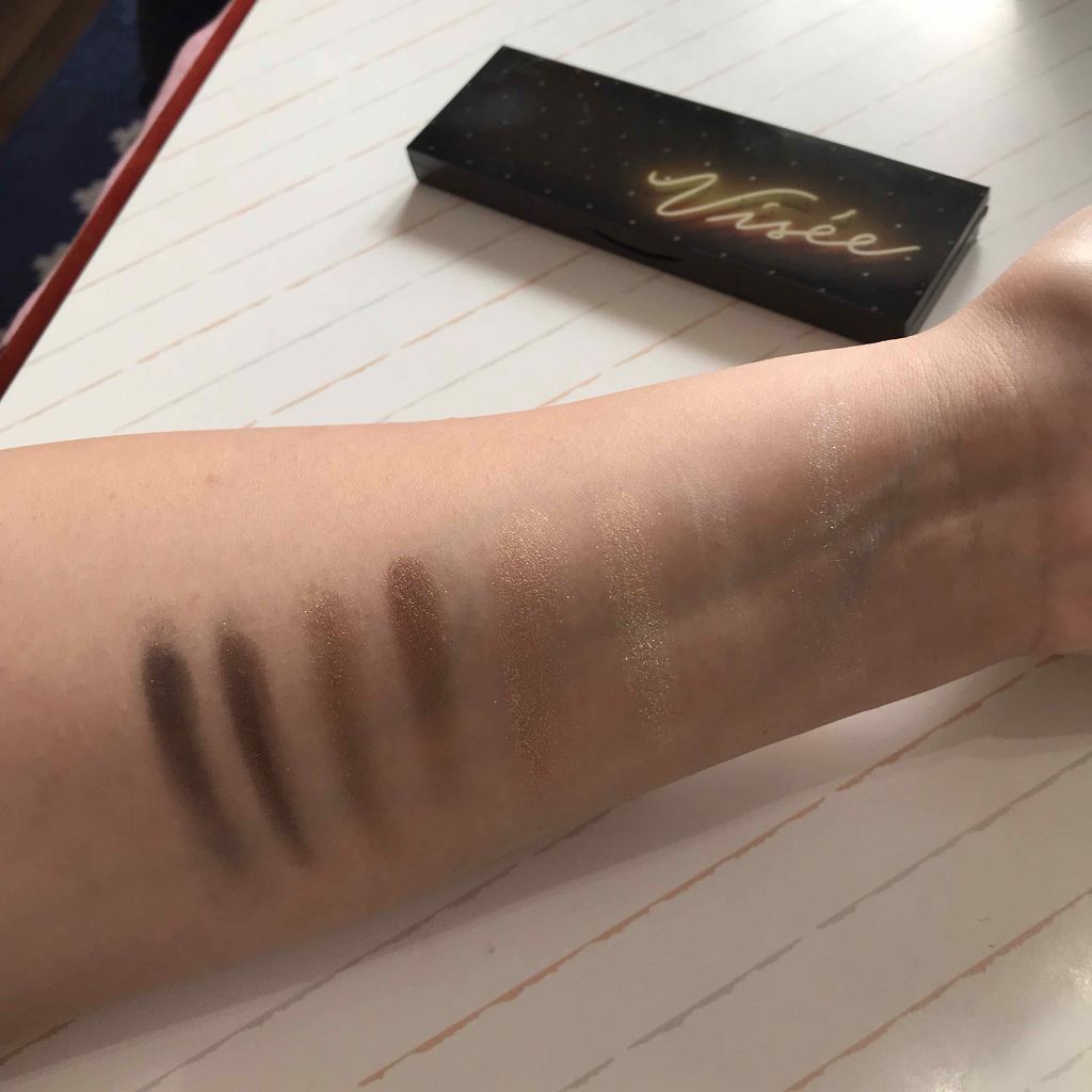 グラマラスリッチ アイパレット (クリスマスコフレ 2018)/Visée/メイクアップキットを使ったクチコミ(2枚目)