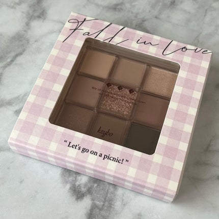 KEYBO FALL IN LOVE SHADOW PALETTE/keybo/アイシャドウパレットを使ったクチコミ(2枚目)
