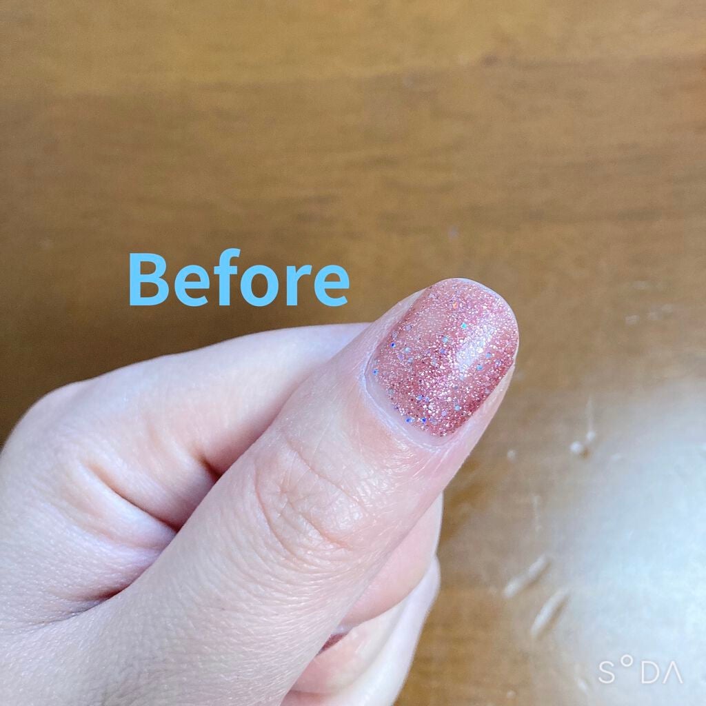 エナメルリムーバー ノンアセトンタイプ ピーチ/コージー/除光液を使ったクチコミ(2枚目)