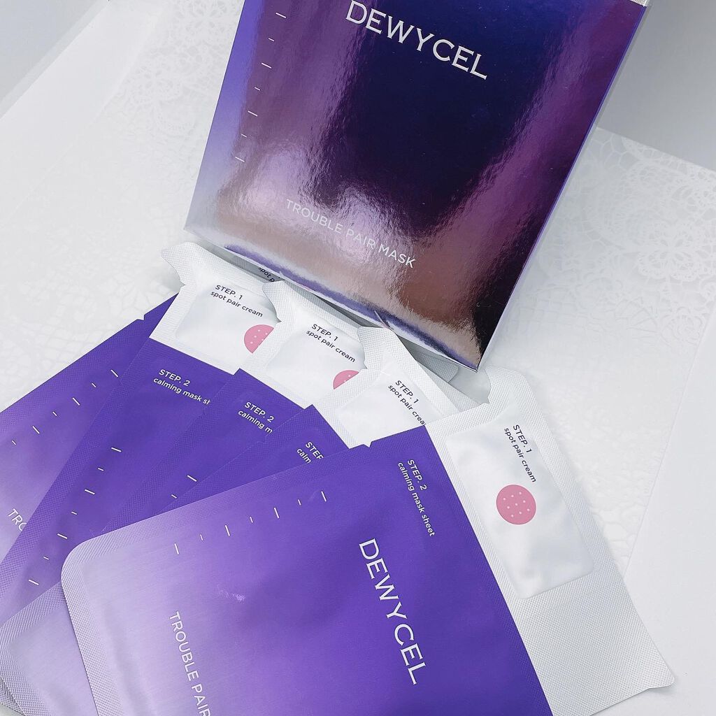 トラブルペアーマスク/DEWYCEL/シートマスク・パックを使ったクチコミ(3枚目)