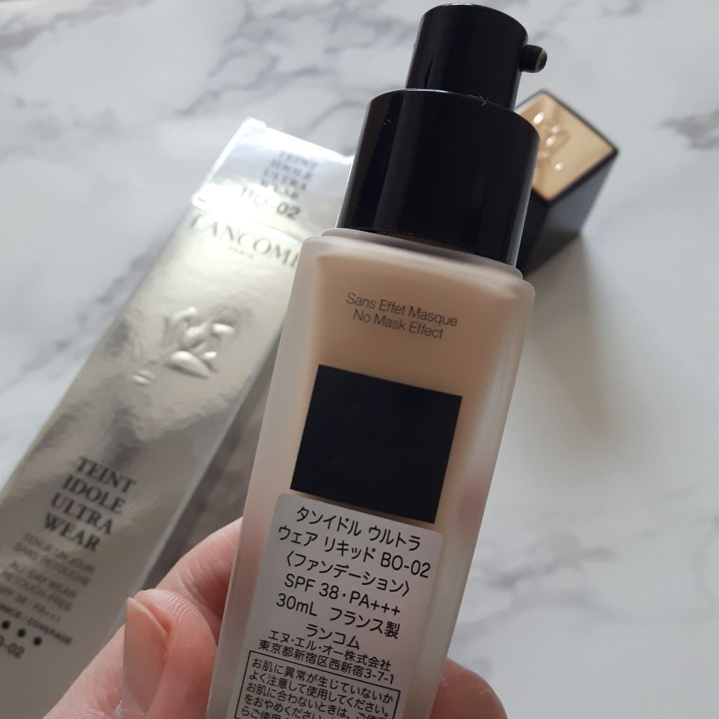 タンイドル ウルトラ ウェア リキッド/LANCOME/リキッドファンデーションを使ったクチコミ（2枚目）