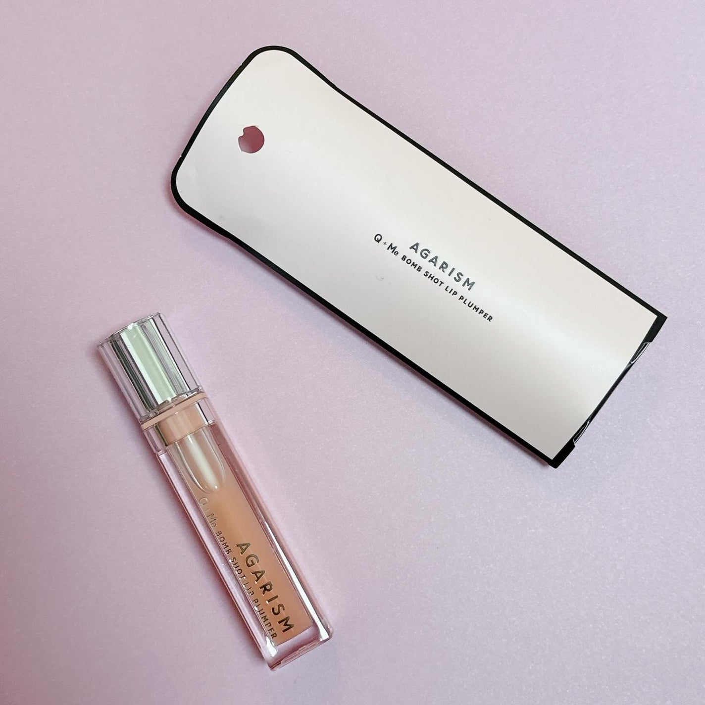 キューミ―ボムショットリッププランパー/AGARISM/リッププランパーを使ったクチコミ(1枚目)