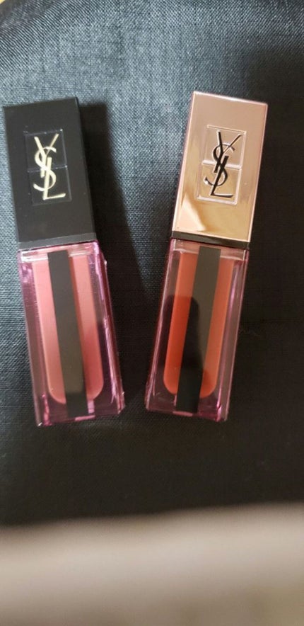 ルージュ ピュールクチュール ヴェルニ ウォーターステイン/YVES SAINT LAURENT BEAUTE/口紅を使ったクチコミ(2枚目)