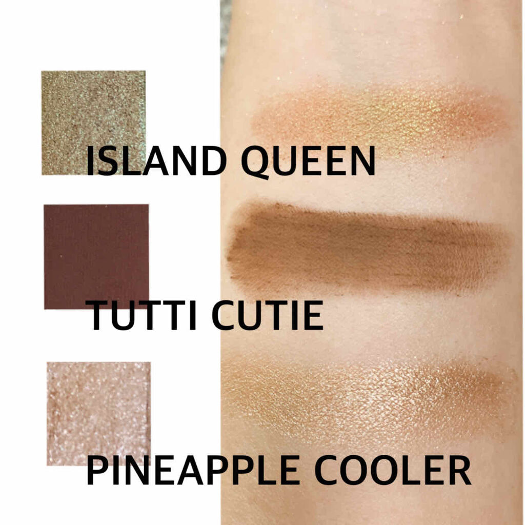 スパークリング パイナップル アイシャドウ パレット/Too Faced/アイシャドウパレットを使ったクチコミ（3枚目）