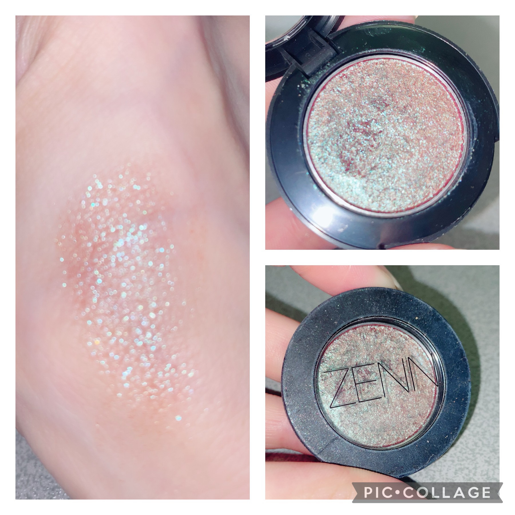 シングル アイシャドウ/ZENN.th/単色アイシャドウを使ったクチコミ（2枚目）