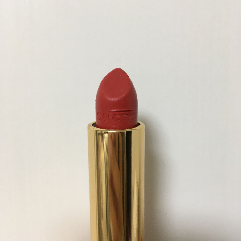 グッチ ルージュ ア レーヴル ヴォワル 25* ゴールディ レッド/GUCCI beauty/口紅を使ったクチコミ（2枚目）