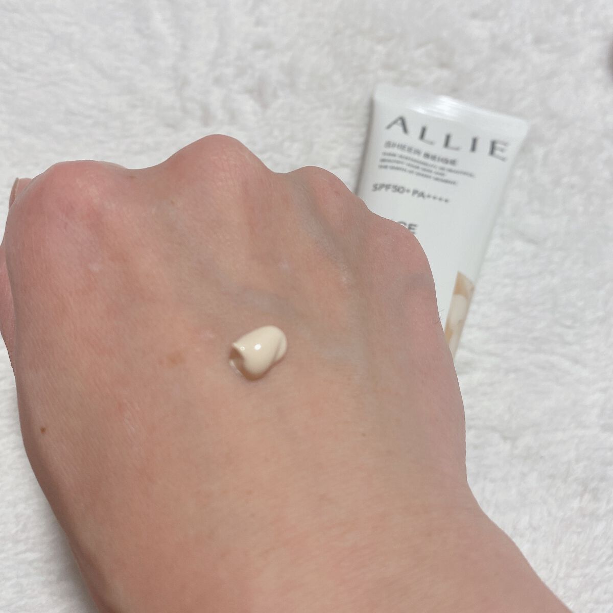 アリィー クロノビューティ カラーチューニングUV/アリィー/日焼け止めクリームを使ったクチコミ（3枚目）