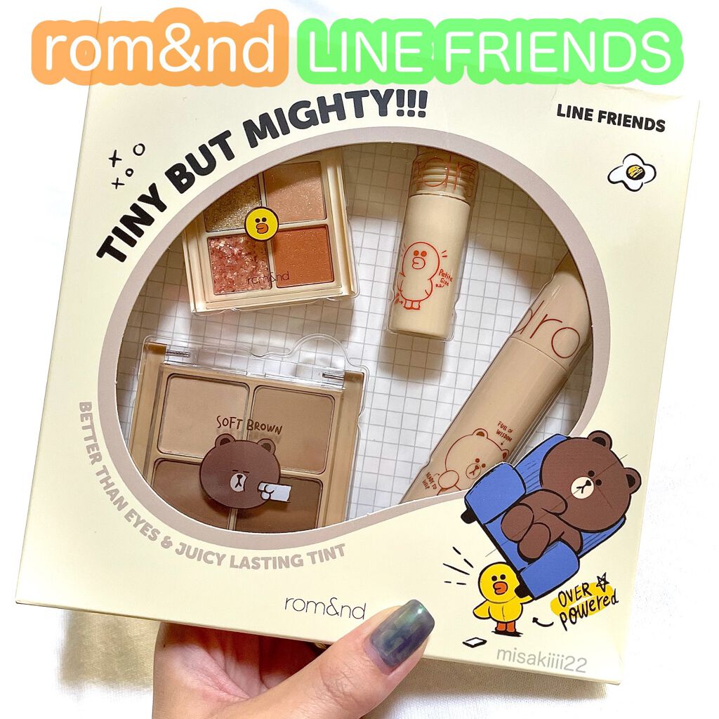 LINE FRIENDS EDITION/rom&nd/メイクアップキットを使ったクチコミ(1枚目)