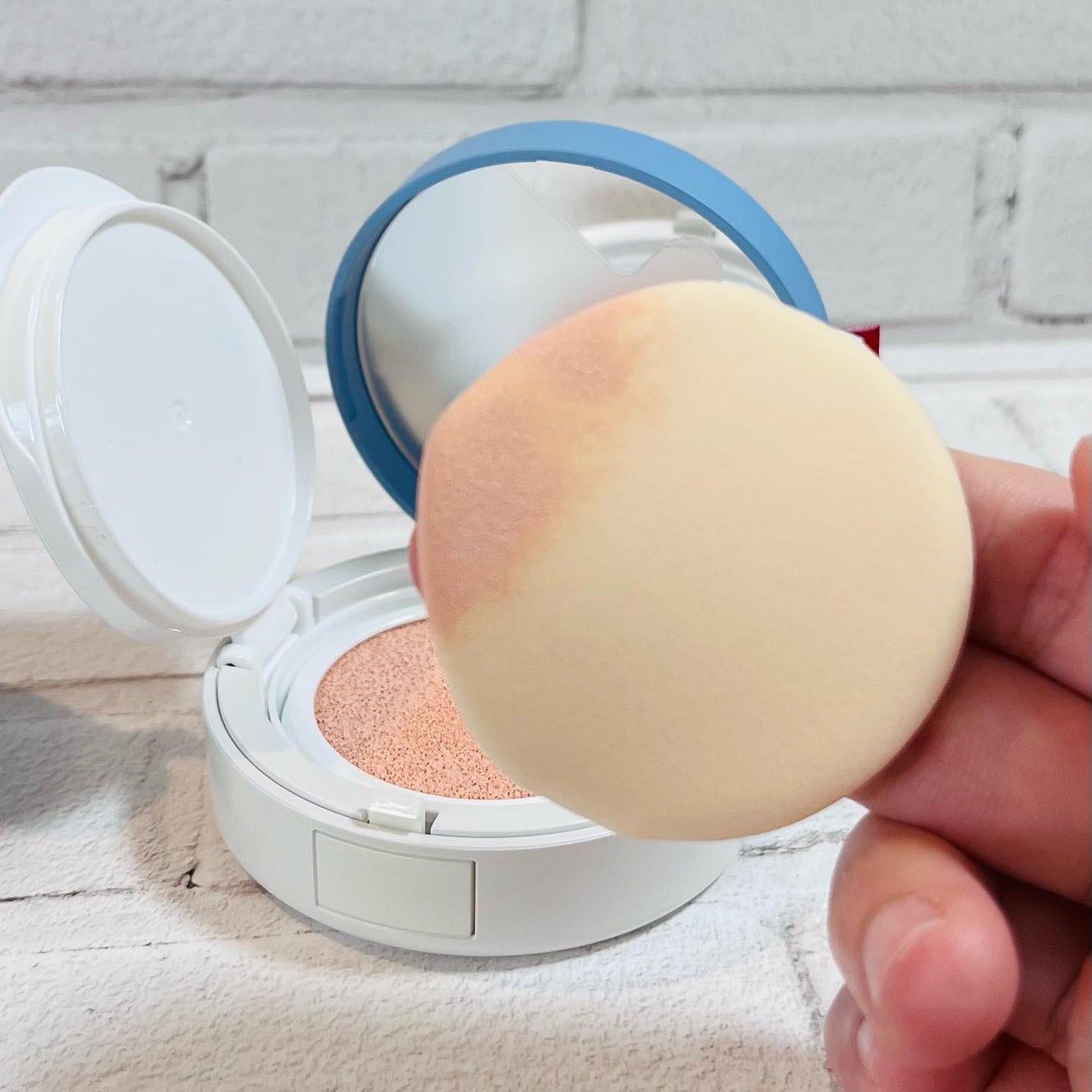 アルティメットフィット トーンアップデニムクッション/OHUI/クッションファンデーションを使ったクチコミ(6枚目)