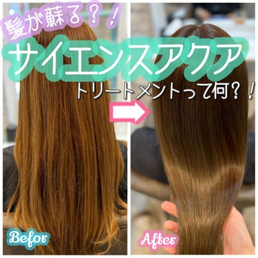 髪質改善トリートメント✂️
サイエンスアクア✨レポ‼️🫶🏻


サイエンスアクアってなに⁉️
とおもいながらも施術をお願いしました🫶🏻笑


〜サイエンスアクアとは〜
特殊なアルカリ電解水で髪の毛を柔ら