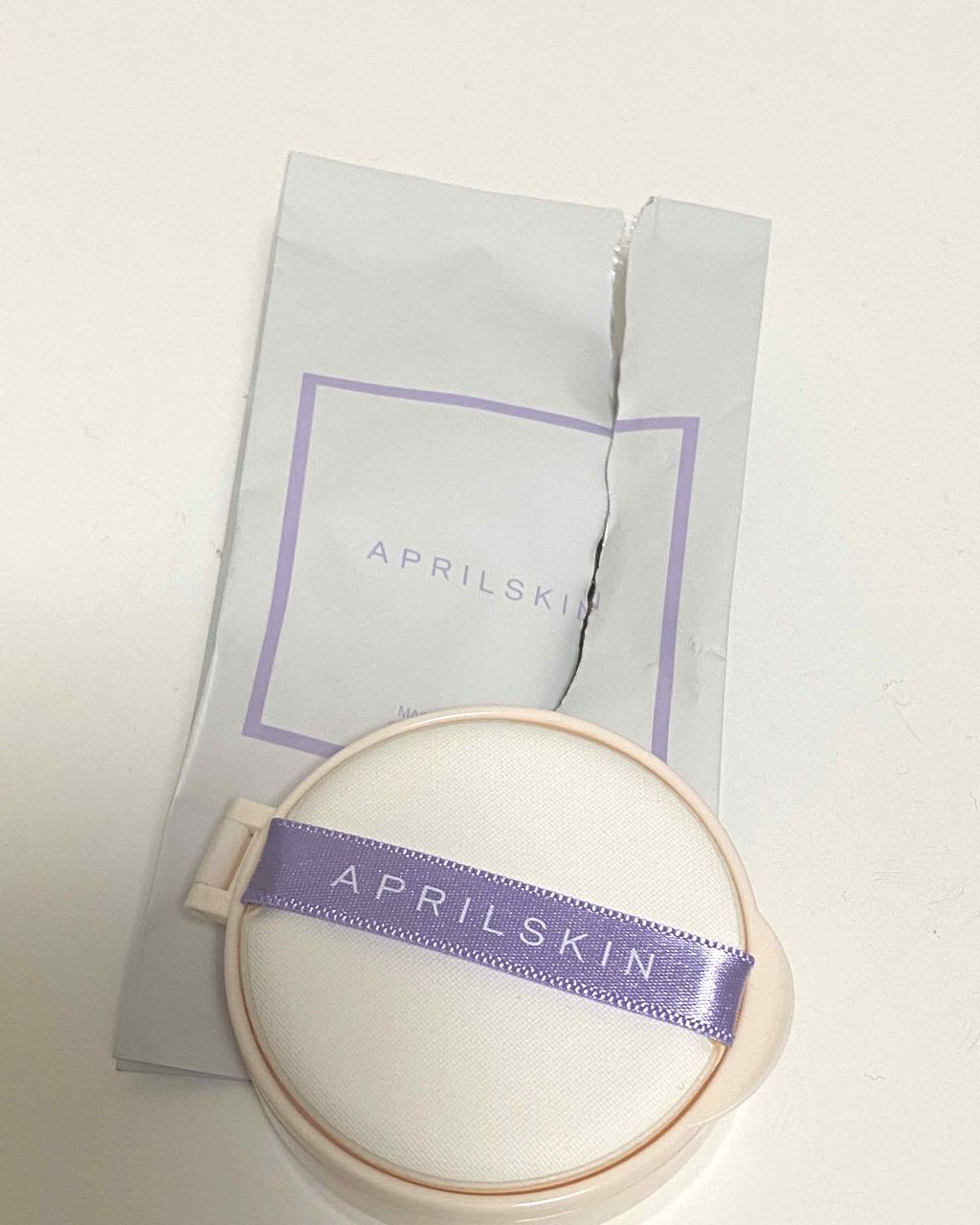 超スリムクッション/APRILSKIN/クッションファンデーションを使ったクチコミ（1枚目）