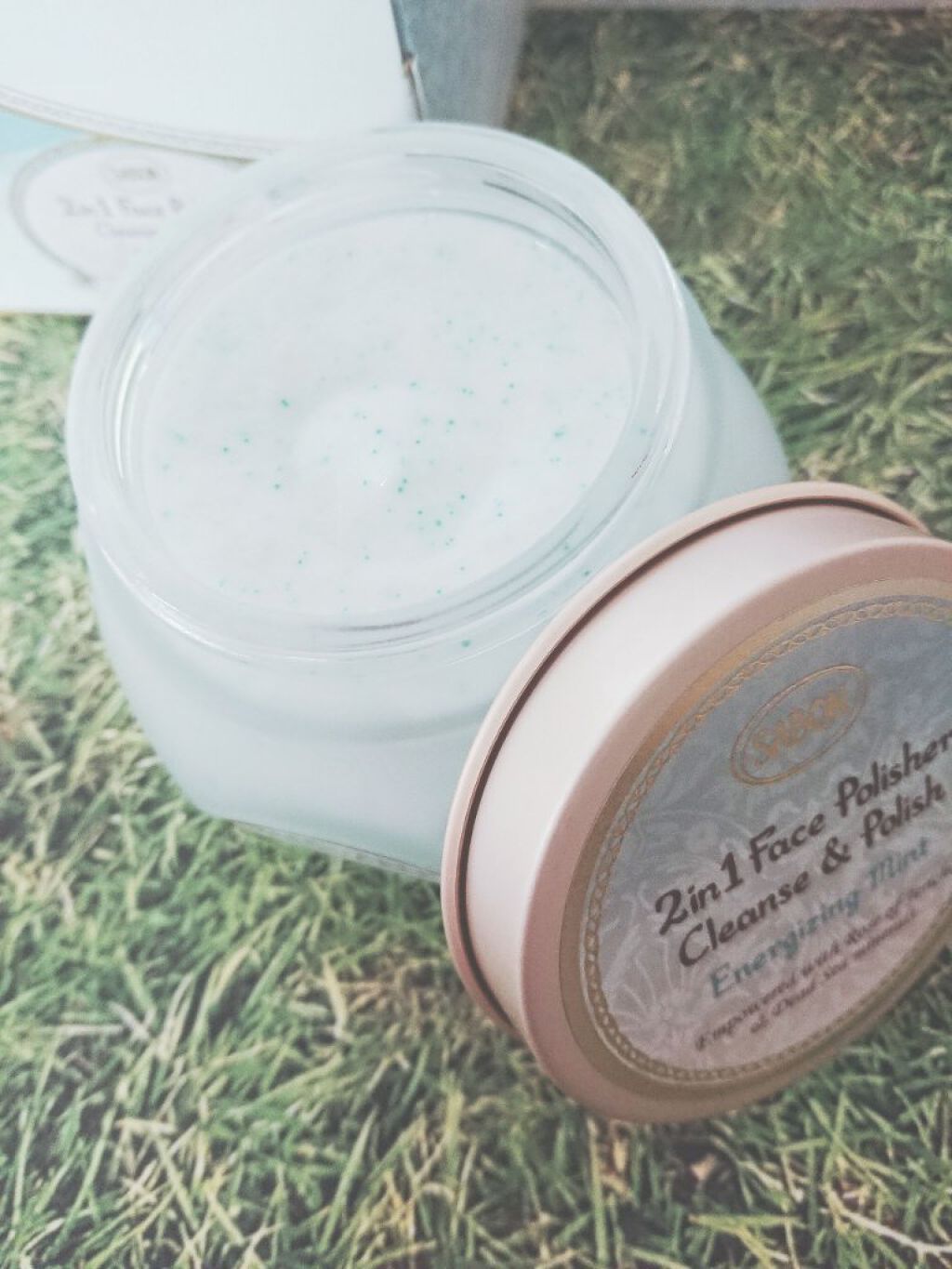 フェイスポリッシャー リフレッシング(ミント)/SABON/スクラブ・ゴマージュを使ったクチコミ(3枚目)