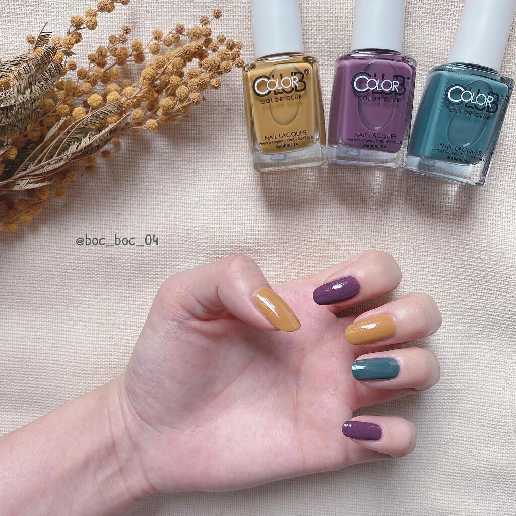 '
@colorclub_jp_official の
秋の新色 【 MIYABI collection 】
'
全5色の中から今回も3色を
お試しさせていただきました𓂃◌𓈒𓐍
'
୨୧┈┈┈┈┈┈┈┈┈┈┈┈୨୧
'
🟡YAMABU