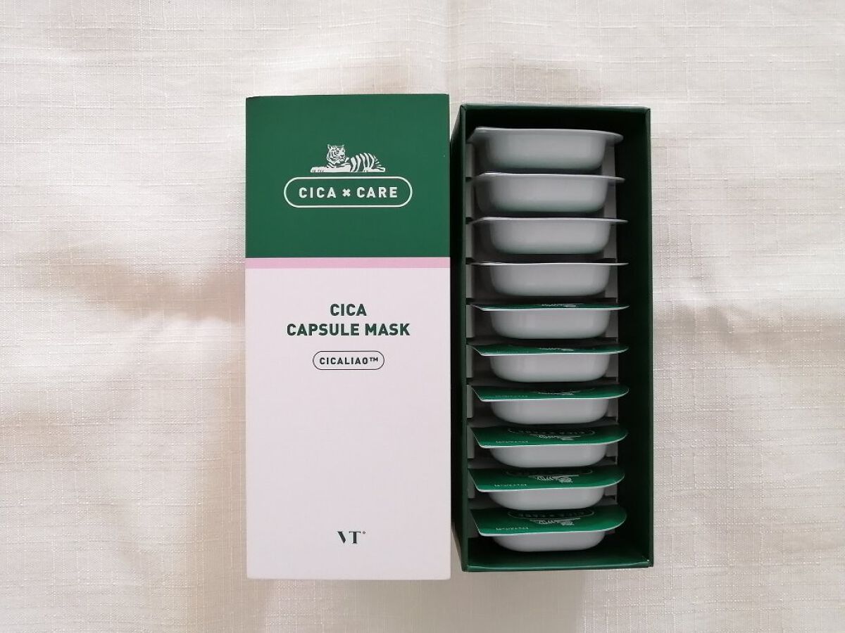 CICA カプセルマスク/VT/洗い流すパック・マスクを使ったクチコミ（2枚目）