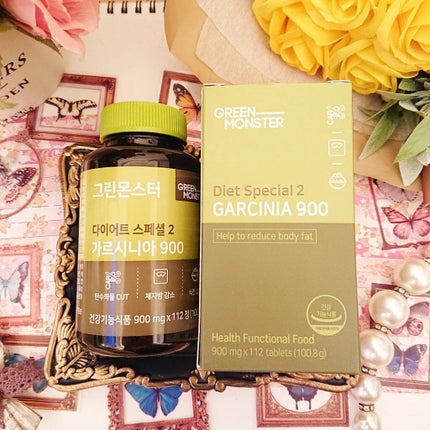 ダイエットスペシャル2 ガルシニア900/グリーンモンスター/ボディサプリメントを使ったクチコミ(2枚目)