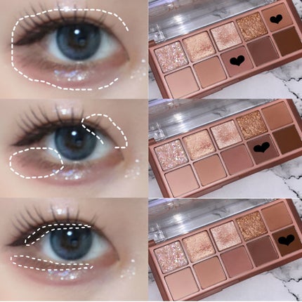 ベターザンパレット/rom&nd/アイシャドウパレットを使ったクチコミ(2枚目)