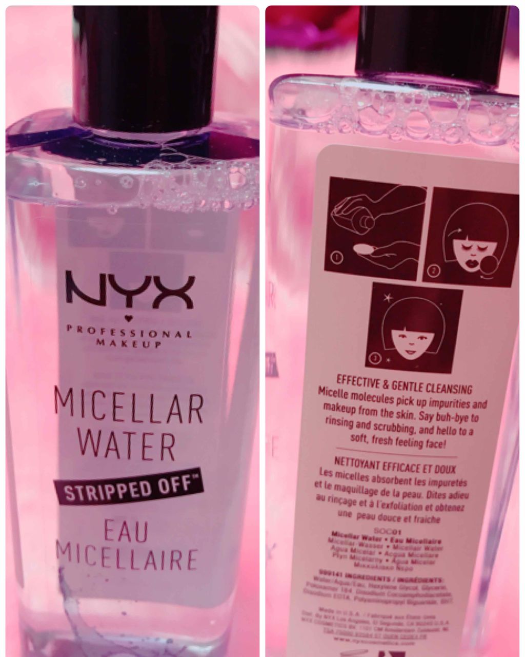 ミセラー ウォーター/NYX Professional Makeup/クレンジングウォーターを使ったクチコミ(1枚目)