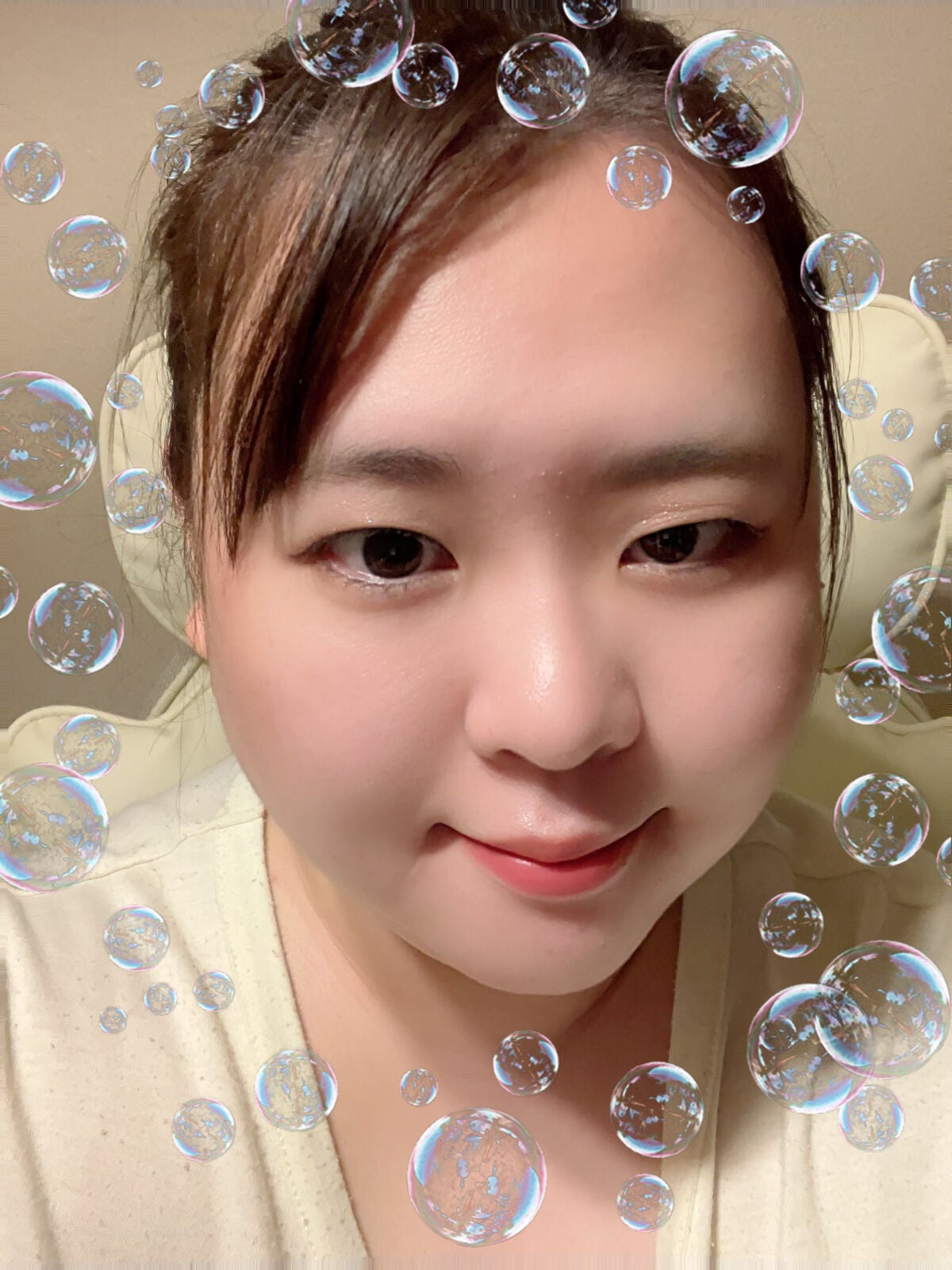 ましろ@風呂キャンQueen on LIPS 「おはようございます☀本日はメイクに挑みます。洗顔して今顔パック..」(3枚目)