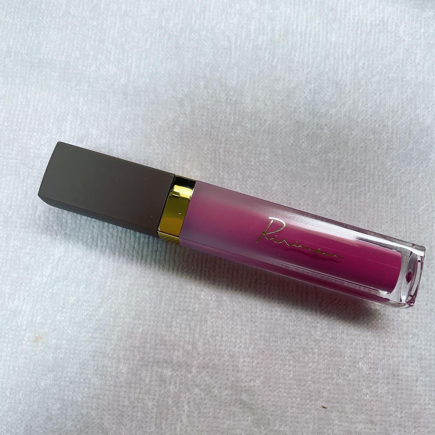 ミューテッドシアーティント 07 ピンクコスモス/Ririmew/リップティントを使ったクチコミ（2枚目）