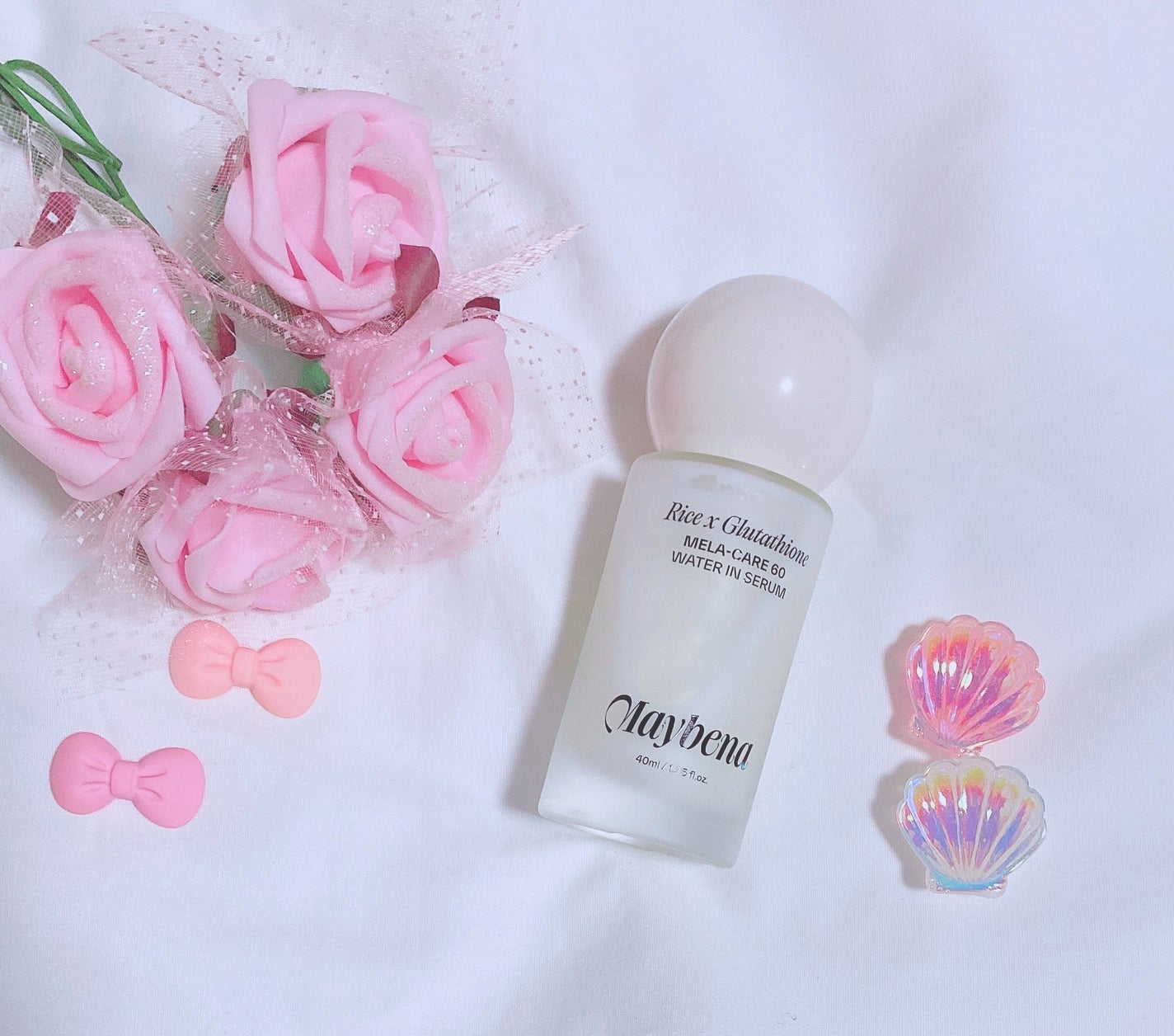 ライスX グルタチオン メラケアー60 ウォーターインセラム/MAYBENA/美容液を使ったクチコミ(4枚目)