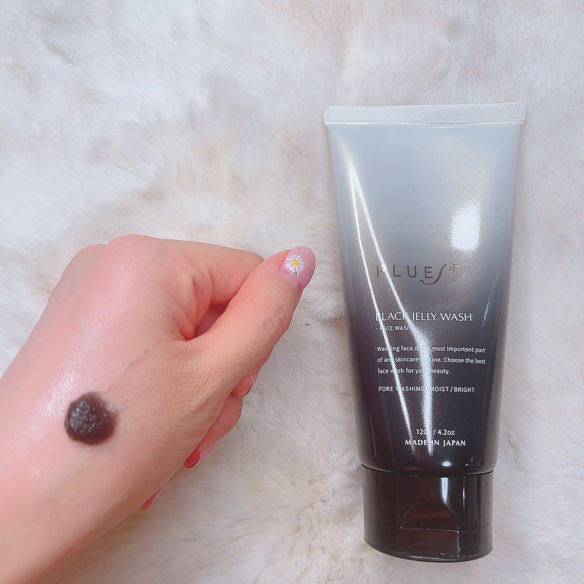 BLACK JELLY WASH(ブラックジェリーウォッシュ)/PLUEST/その他洗顔料を使ったクチコミ(2枚目)