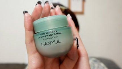 ピュアアルテミシア カーミングウォータークリーム/HANYUL(ハンユル)/フェイスクリームを使ったクチコミ(7枚目)