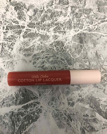 ビタカラー コットン リップラッカー/SKINFOOD/口紅を使ったクチコミ(1枚目)