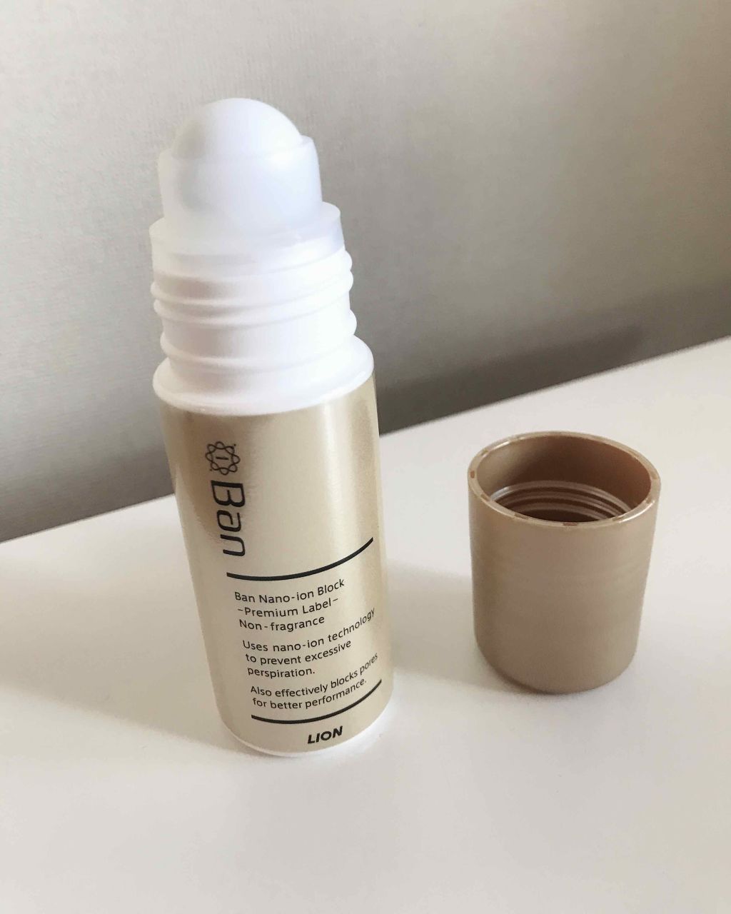 汗ブロックロールオン プレミアムラベル/Ban/デオドラント・制汗剤を使ったクチコミ（2枚目）