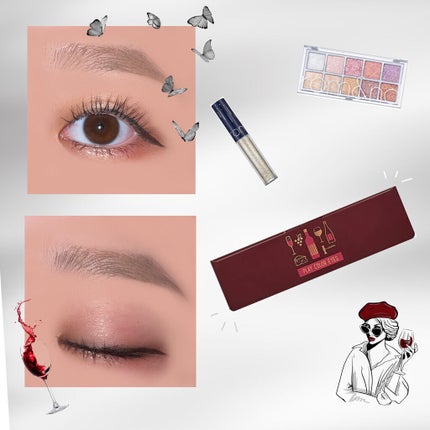 リキッド グリッター シャドウ/rom&nd/グリッターを使ったクチコミ(3枚目)