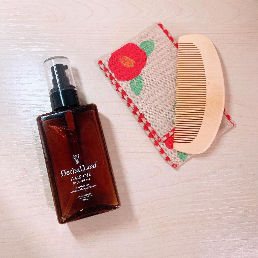 オーガニックヘアオイル フレッシュティーの香り/ハーバルリーフ/ヘアオイルを使ったクチコミ（1枚目）