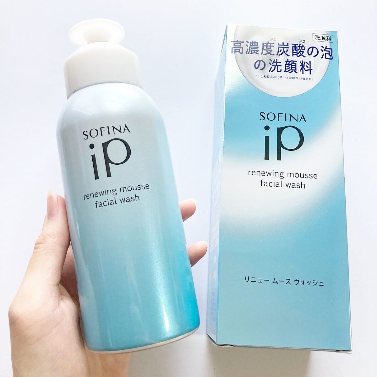 ソフィーナ iP リニュー ムース ウォッシュ/SOFINA iP/泡洗顔を使ったクチコミ(1枚目)