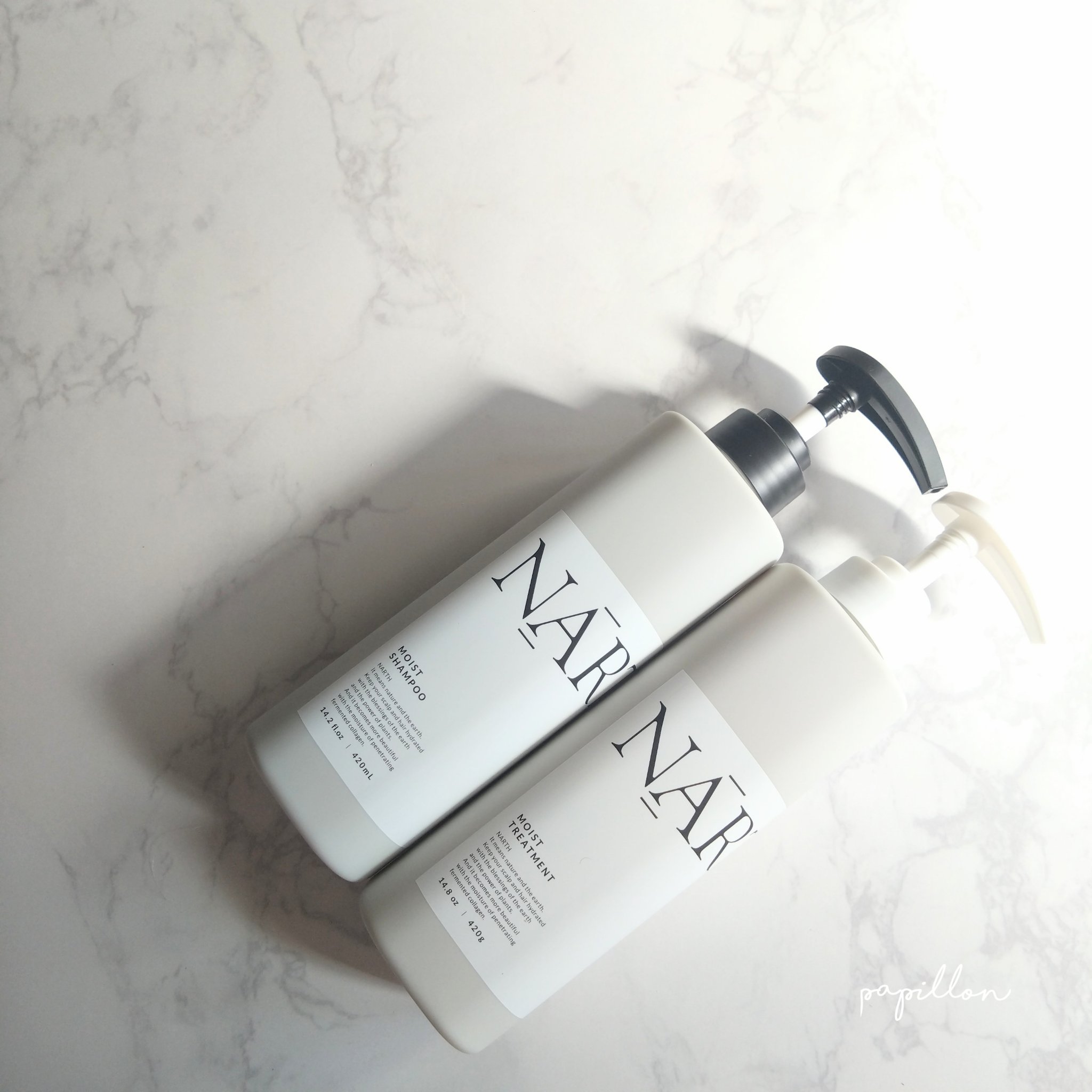 モイスト&リペアシャンプー／トリートメント/NARTH/市販シャンプーを使ったクチコミ（1枚目）