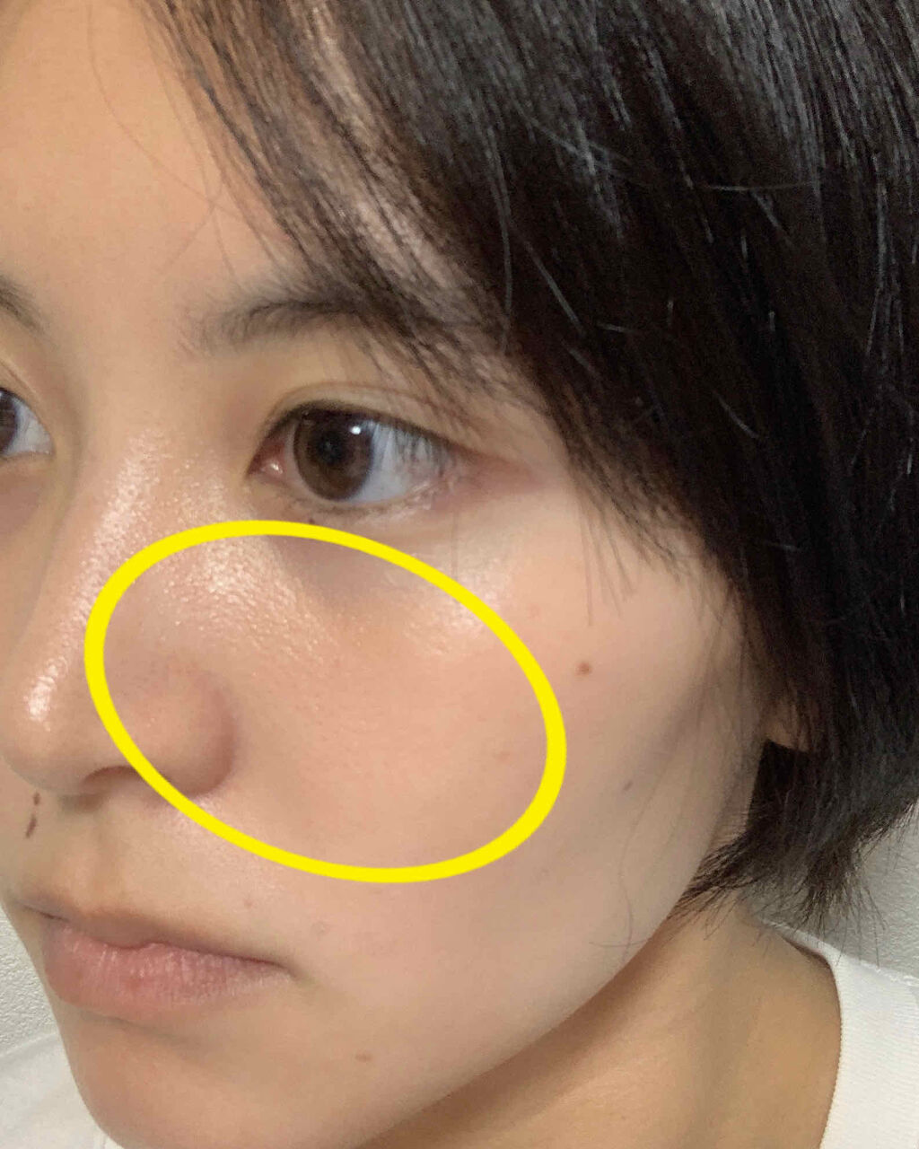 毛穴レスコンシーラー/CEZANNE/クリームコンシーラーを使ったクチコミ（2枚目）