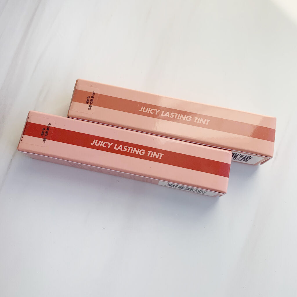 ジューシーラスティングティント/rom&nd/リップティントを使ったクチコミ（1枚目）