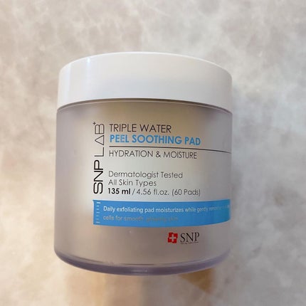 TRIPLE WATER PEEL SOOTHING PAD/SNP/ピーリングを使ったクチコミ(2枚目)