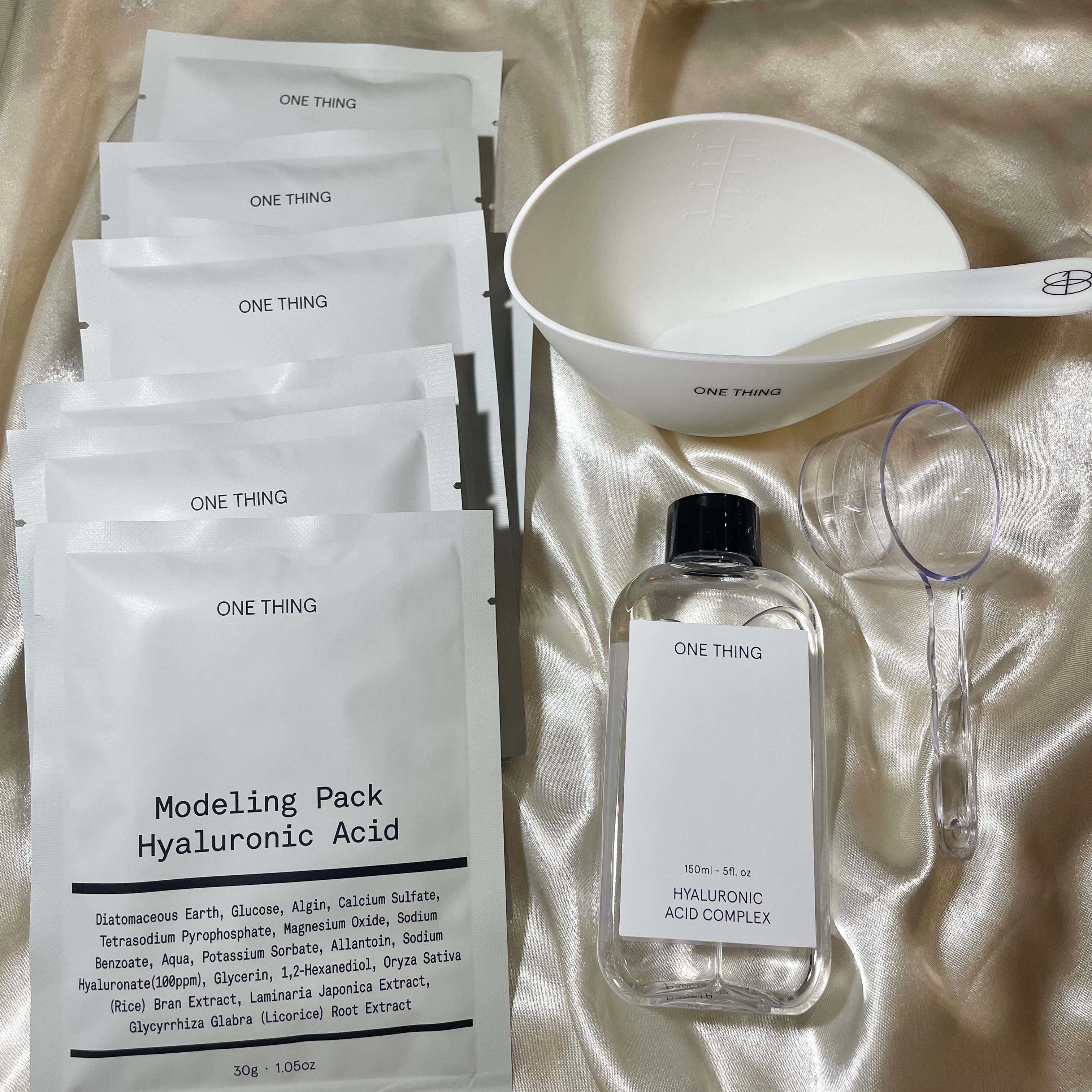 モデリングパック ヒアルロン酸 /ONE THING/洗い流すパック・マスクを使ったクチコミ（2枚目）