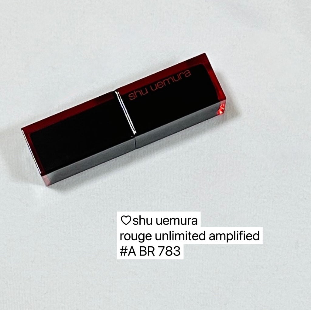 ルージュ アンリミテッド アンプリファイド/shu uemura/口紅を使ったクチコミ(4枚目)