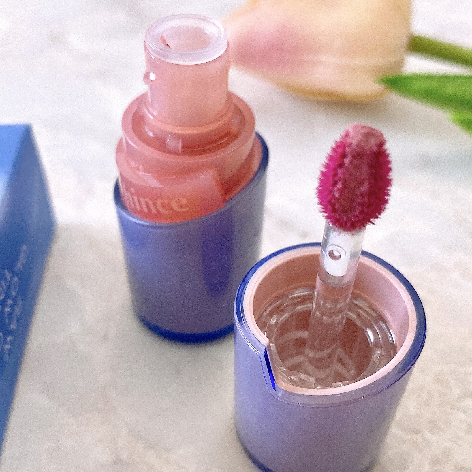 ロウグロウジェルティント/hince/リップティントを使ったクチコミ（3枚目）