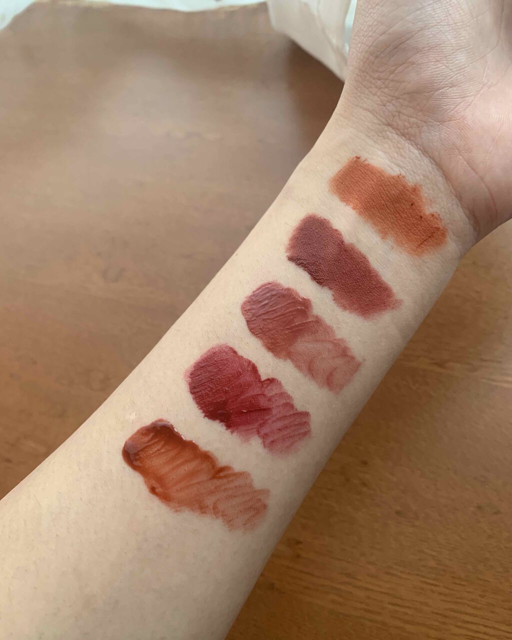 グラスティングウォーターティント/rom&nd/リップティントを使ったクチコミ（3枚目）