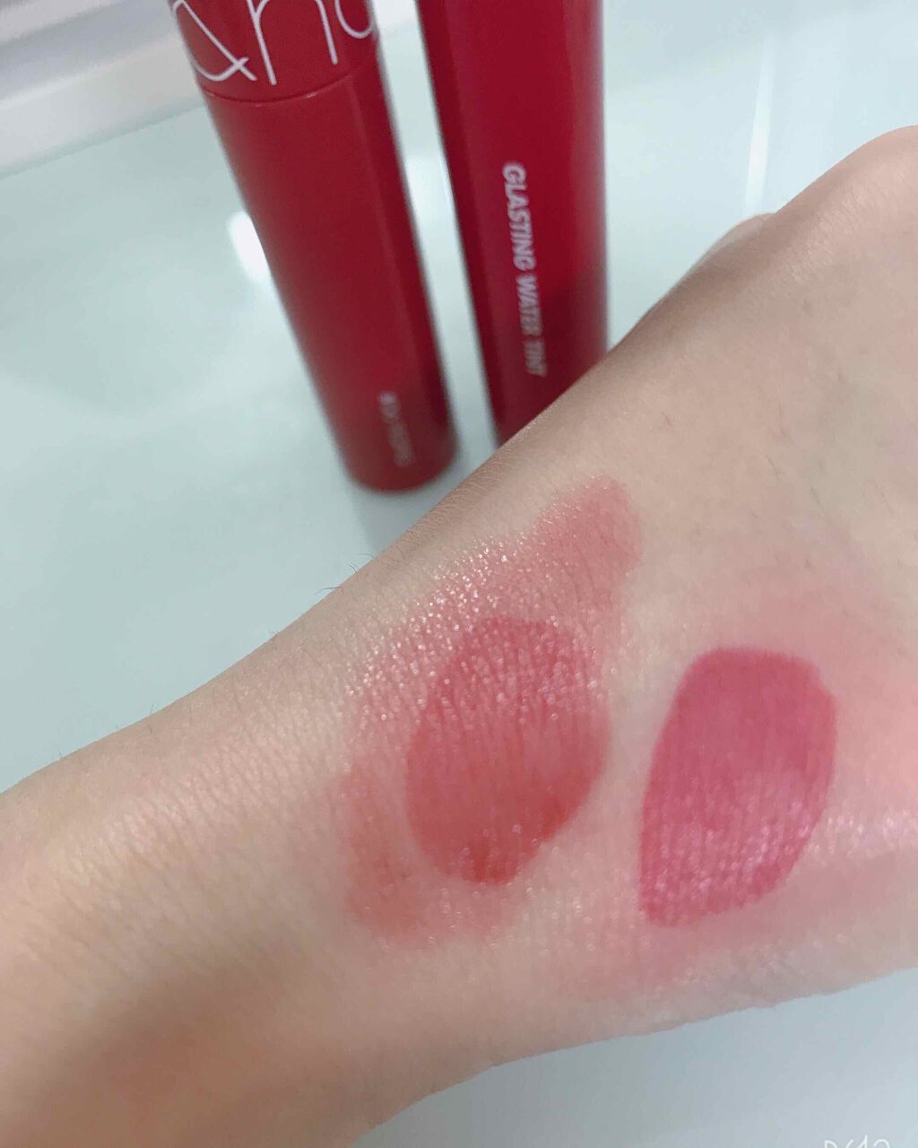 ジューシーラスティングティント/rom&nd/リップティントを使ったクチコミ(3枚目)